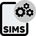 Icon: SIMS, cog gears in top right corner